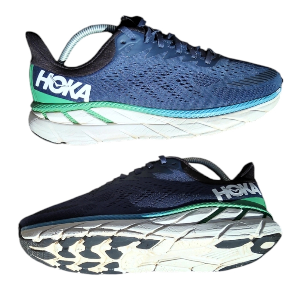 Hoka One One Clifton Running Shoes sz 9 - Picture 3 of 12